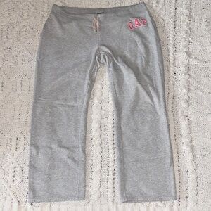 GAP Gray Joggers with Elastic/Drawstring Waistband